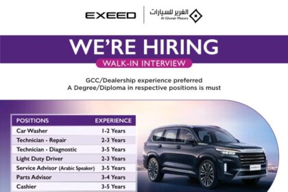 EXCITING CAREER OPPORTUNITIES AT EXEED | Al Ghurair Motors!