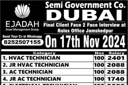 Semi-Government Job Opportunities in Dubai with Ejadah