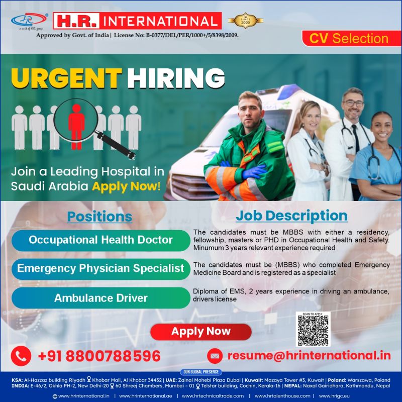 Overseas Healthcare Jobs: Join Saudi Arabia's Top Hospital