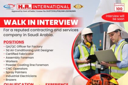 H.R. INTERNATIONAL Jobs in Saudi Arabia - Walk-In Interviews for Top Contracting Roles