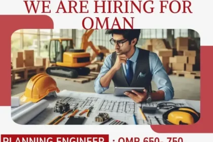 Job Opportunity in Oman: Planning Engineer