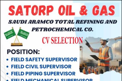 SATORP Oil & Gas: Top Positions Available in Saudi Arabia