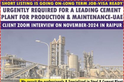 Urgent Job Opportunities in UAE Cement Plant: Long-Term Roles with Immediate Visa Processing