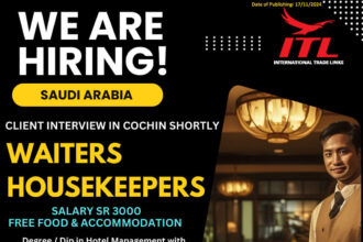 WE ARE HIRING! Saudi Arabia Client Interview in Cochin Shortly