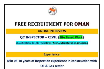 Exciting Career Opportunity in Oman!