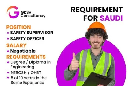 Safety Supervisor and Safety Officer Jobs | GKSV Consultancy