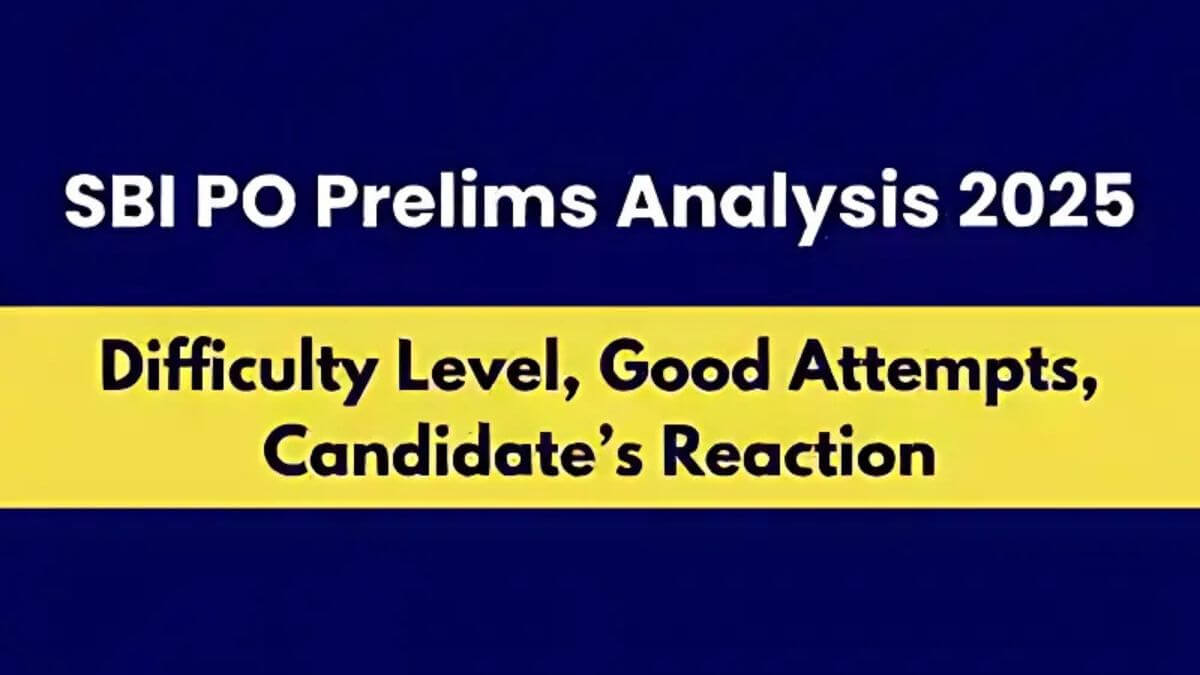 SBI PO Prelims Exam Analysis 2025 (Shift 4, March 8)