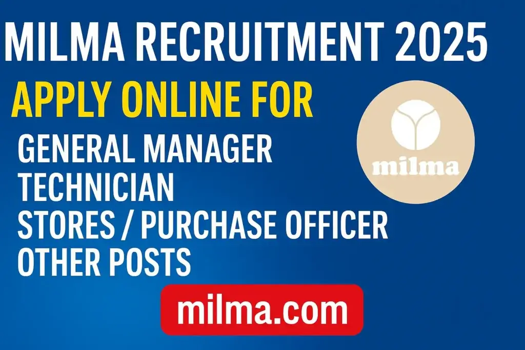 MILMA Recruitment 2025