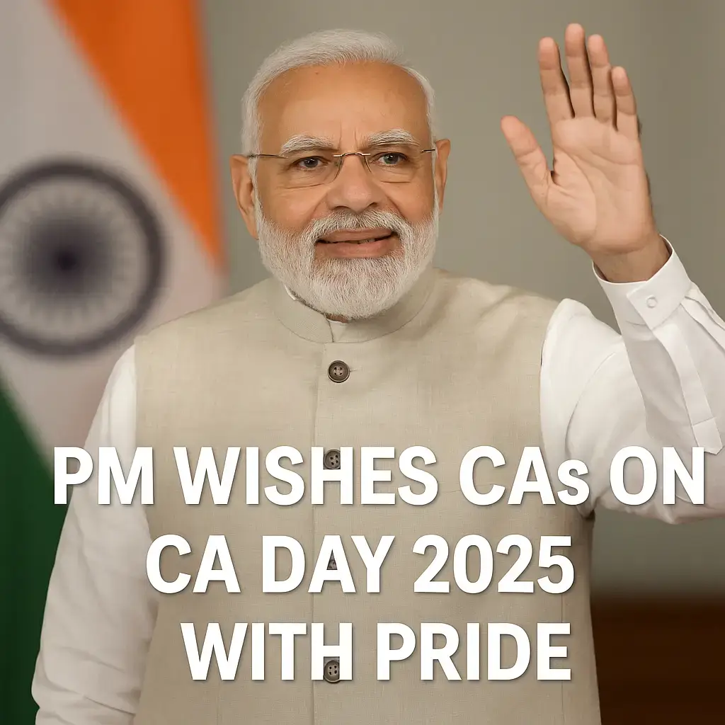 PM Wishes CAs on CA Day 2025 with Pride