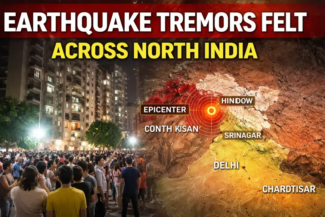 Earthquake Tremors Felt Across North India After 5.9 Magnitude Quake in Afghanistan