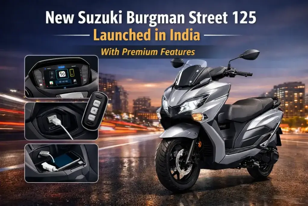 New Suzuki Burgman Street 125 Launched in India With Premium Features