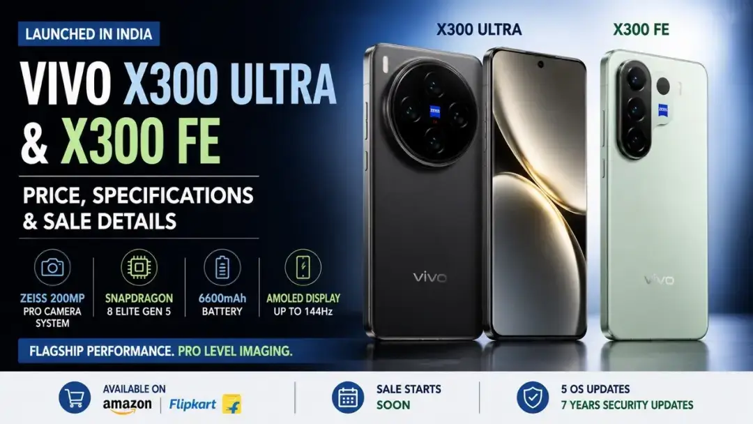 Vivo Launches X300 Ultra and X300 FE in India: Price, Specifications and Sale Details