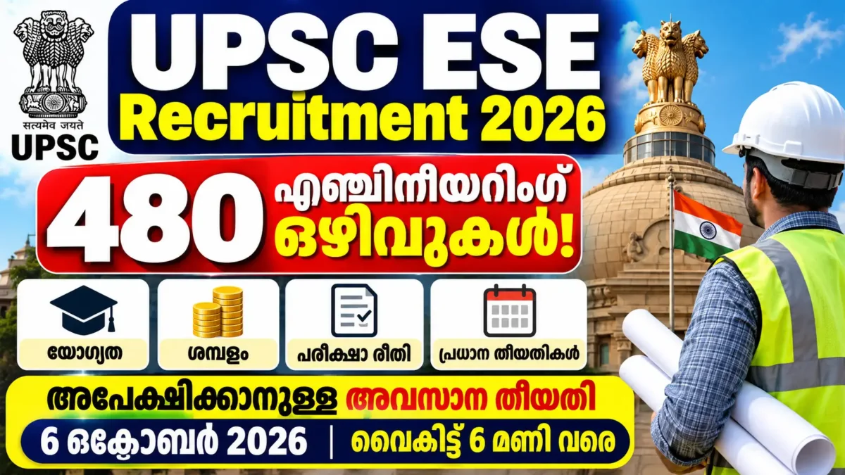 UPSC ESE Recruitment 2026