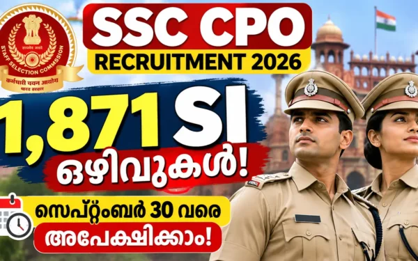SSC CPO Recruitment 2026