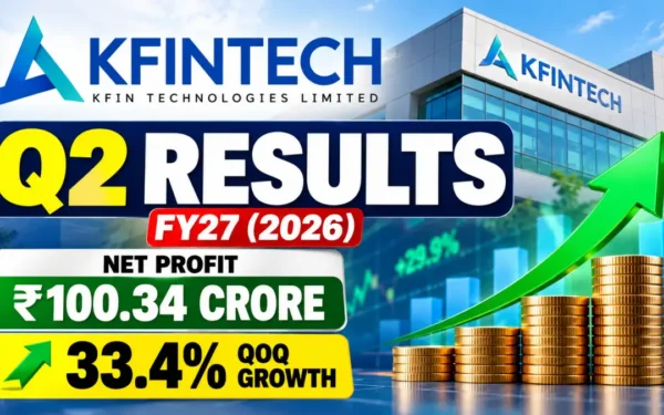 KFin Technologies Q2 Results FY27: Net Profit Rises 33.4% Quarter-on-Quarter to ₹100.34 Crore