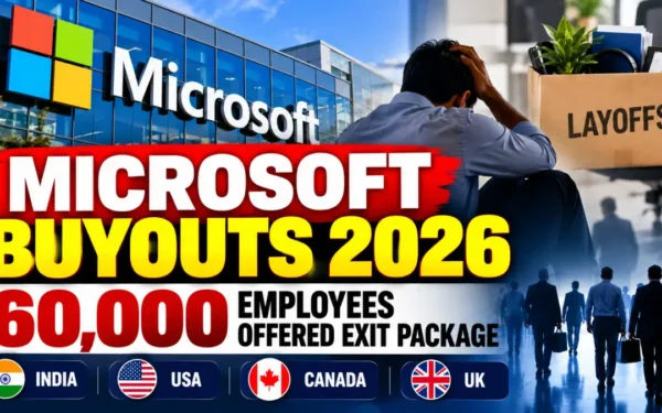 Microsoft Layoffs 2026: 60,000 Employees Offered Buyouts